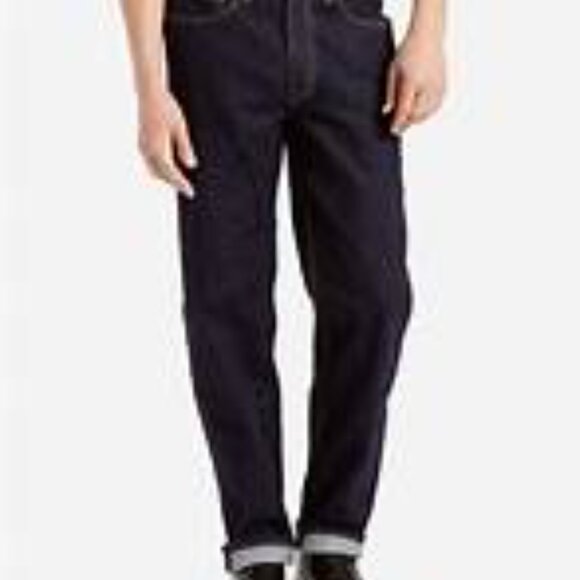 Mens Levi’s® 550 relaxed fit 5 pocket denim jeans 35x30 NWT Dark Rinse - Picture 4 of 9